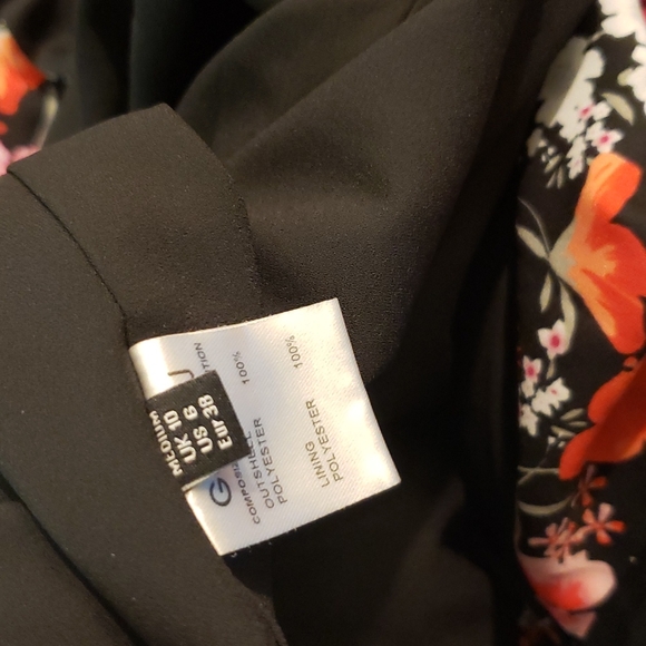 Goen J US Sz 6 floral dress flower print gown - Picture 4 of 6